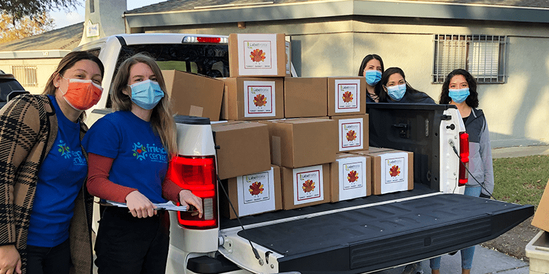 Socially Distanced Turkey Drive Feeds Hundreds of OC Families