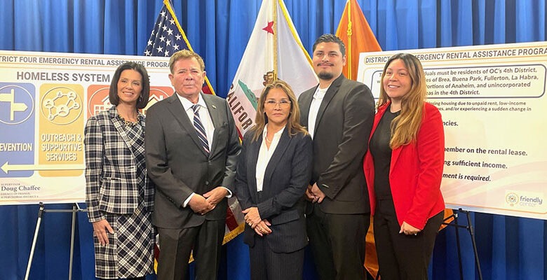 Orange County District 4 Supervisor Doug Chaffee and Friendly Center Collaborate to Implement Emergency Rental Assistance Program (ERAP)